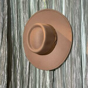 Panama Style Wide Brim Felt Hat